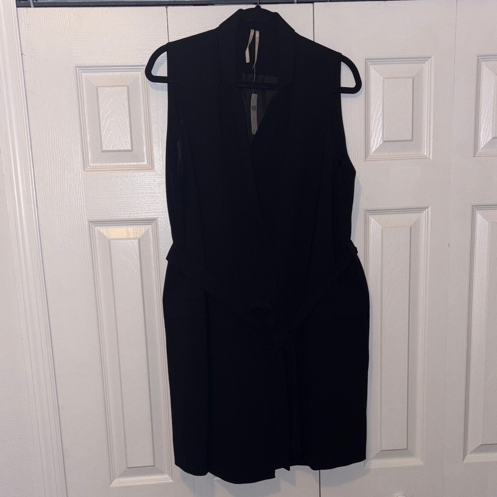 Anthropologie Blazer Vest Style Sleeveless Dress Professional